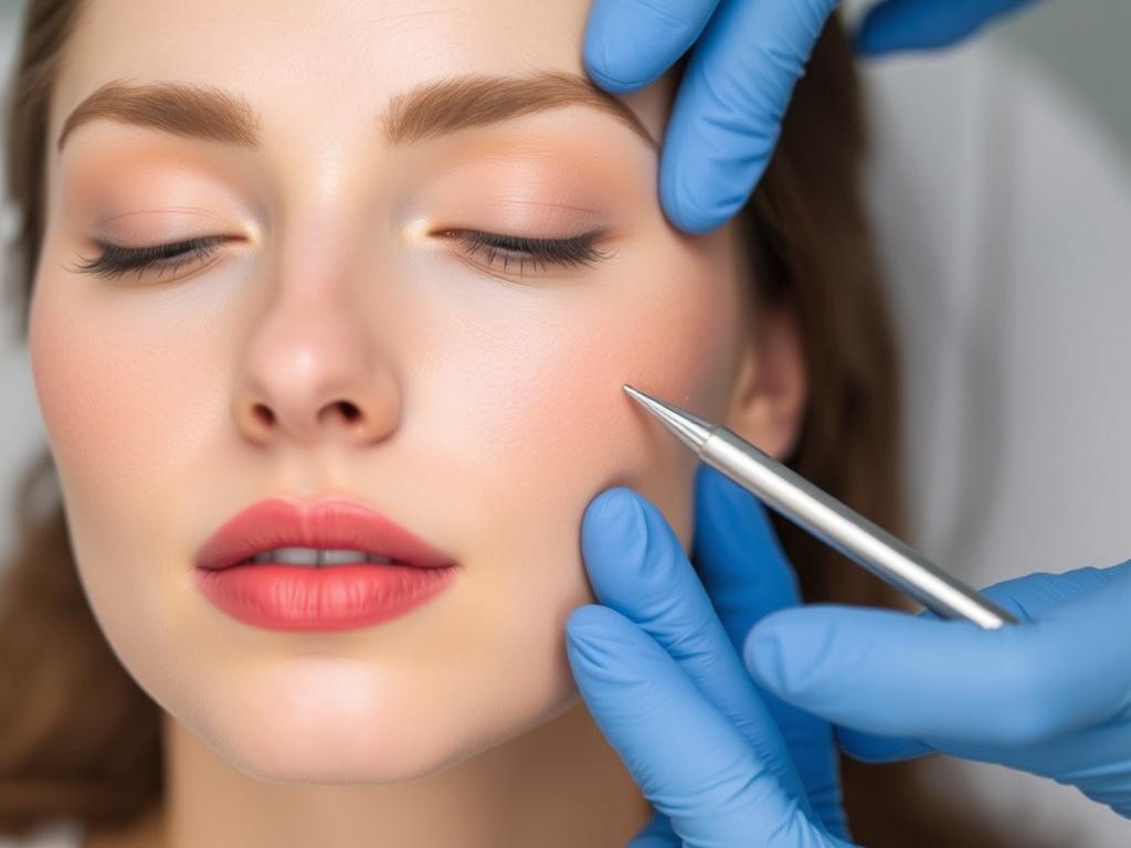 Cosmetic procedures for the face.фото